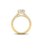 Load image into Gallery viewer, 2.50Ct Princess Cut Moissanite Women Engagement Ring 14K White Gold Plated