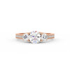 1.95Ct Round Cut Moissanite Women Engagement Wedding Ring 14K Yellow Gold Plated