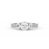 1.95Ct Round Cut Moissanite Women Engagement Wedding Ring 14K Yellow Gold Plated