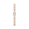 8.70 Ct Round Cut Moissanite Bezel Set Tennis Bracelet 14K Yellow Gold Plated