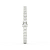 8.70 Ct Round Cut Moissanite Bezel Set Tennis Bracelet 14K Yellow Gold Plated