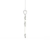 1.51Ct Round Cut Moissanite Men’s Cross Pendant in 14K White Gold
