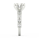 Load image into Gallery viewer, 3Ct Round Cut Moissanite Women's Wedding Engagement Ring – 14K White Gold Plated