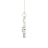 2.44Ct Round Cut Moissanite Teardrop Pendant in 14K Yellow Gold Plated