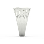 Load image into Gallery viewer, 2Ct Round Cut Moissanite Men’s Flying Eagle Ring – 14K Yellow Gold Plated