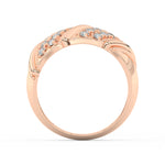 Load image into Gallery viewer, 2Ct Round Cut Moissanite Men Cluster Wedding Band Ring 14K Yellow Gold Plated