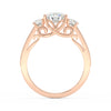 1.95Ct Round Cut Moissanite Women Engagement Wedding Ring 14K Yellow Gold Plated