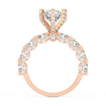 Load image into Gallery viewer, 3Ct Round Cut Moissanite Women's Wedding Engagement Ring – 14K White Gold Plated