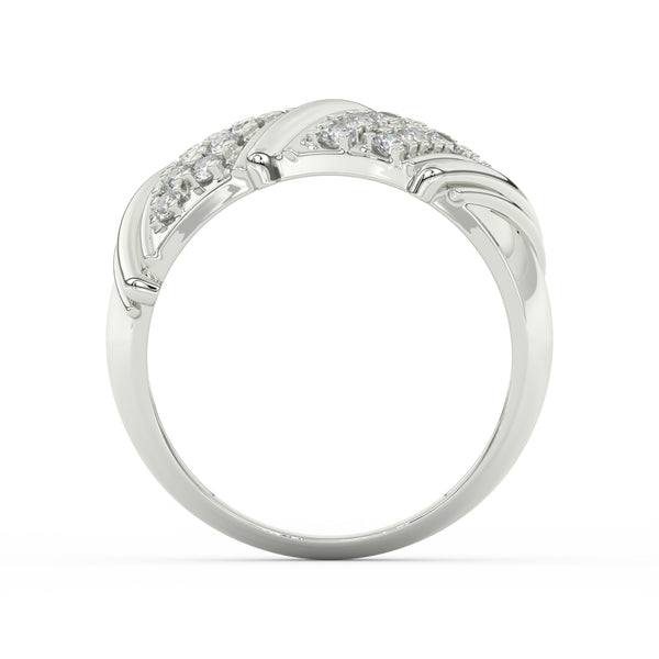 1Ct Round Cut Moissanite Men Cluster Wedding Band Ring 14K Yellow Gold Plated