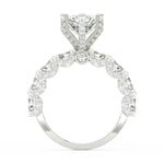 Load image into Gallery viewer, 3Ct Round Cut Moissanite Women's Wedding Engagement Ring – 14K White Gold Plated