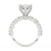 4Ct Round Cut Moissanite Women's Wedding Engagement Ring 14K Yellow Gold Plated