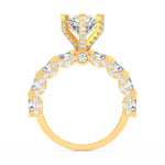 Load image into Gallery viewer, 3Ct Round Cut Moissanite Women's Wedding Engagement Ring – 14K White Gold Plated