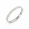 6.80 Ct Round Cut Moissanite Pave Set Cartier Bangle 14K Yellow Gold Plated