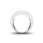 Load image into Gallery viewer, 2Ct Round Moissanite Men's Wedding Band Ring 14K White Gold Plated