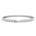 Load image into Gallery viewer, 7.50 Ct Round Cut Moissanite Tennis Bracelet 14K White Gold Plated