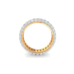 Load image into Gallery viewer, 2.50 CT Round Cut Moissanite Men Wedding Band Ring 14K White Gold Plated