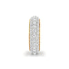 3.92 CT Round Cut Moissanite Men Wedding Band Ring 14K White Gold Plated