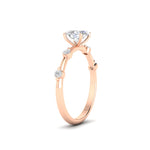 Load image into Gallery viewer, 1Ct Oval Cut Moissanite Solitaire Engagement Ring 14K Yellow Gold Plated