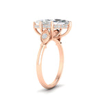 Load image into Gallery viewer, 4Ct Marquise Cut Moissanite Engagement Ring 14K Yellow Gold Plated