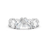 2.58Ct Emerald & Round Cut Moissanite Full Eternity Band Ring 14K Gold Plated