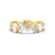 2.58Ct Emerald & Round Cut Moissanite Full Eternity Band Ring 14K Gold Plated