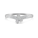 Load image into Gallery viewer, 1.50 Ct Round Cut Moissanite Women's Bangle Bracelet 14K Gold Plated