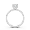 1.72Ct Marquise Cut Moissanite Hidden Halo Engegment Ring 14K Gold Plated