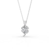3.21 Ct Heart Cut Moissanite Women's Heart Necklace Pendant 14K Gold Plated