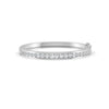 5.50 Ct Round Cut Natural Moissanite Channel Set Bangle Bracelet 14K Gold Plated