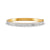 3.79 Ct Baguette & Round Natural Moissanite Women's Bangle Bracelet 14K Gold Plated