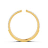 0.24Ct Round Cut Moissanite Couple Wedding Band Ring 14K Gold Plated