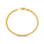 Load image into Gallery viewer, 1.50 Ct Round Cut Moissanite Women's Bangle Bracelet 14K Gold Plated