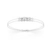0.27 Ct Round Cut Moissanite Minimalist Bar Chain Bracelet 14K Yellow Gold Plated