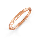 Load image into Gallery viewer, Elegant Gold Bangle with Sleek Cutout Design 14K Gold Plated