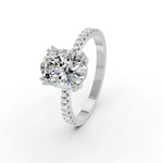 Load image into Gallery viewer, 2.50Ct Oval Cut Moissanite Women Engagement Ring 14K Gold Plated