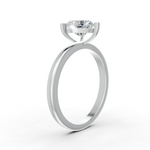 Load image into Gallery viewer, Heart Cut Real Moissanite 3 Prong Solitaire Ring 14K Gold Plated