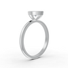 1-5 Ct Marquise Cut Real Moissanite Bezel Set Solitaire Ring 14K Yellow Gold Plated