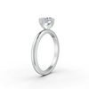 1-5 Ct Cushion Cut Real Moissanite Clow Prong Solitaire Ring 14K Yellow Gold Plated