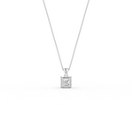 Load image into Gallery viewer, Asscher Cut Moissanite Solitaire Pendant in 14K Gold Plated
