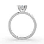Load image into Gallery viewer, Cushion Cut Real Moissanite Double Prong Solitaire Ring 14K Gold Plated