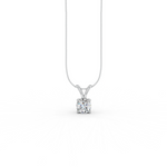 Load image into Gallery viewer, Round Cut Moissanite Solitaire Pendant 14K Gold Plated