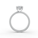 Load image into Gallery viewer, Cushion Cut Real Moissanite 4 Prong Solitaire Ring 14K Gold Plated