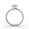 1-5 Ct Round Cut Moissanite Solitaire Engagement Ring 14K Yellow Gold Plated
