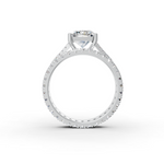 Load image into Gallery viewer, 3Ct Radiant Cut Moissanite Bridal Engagement Ring 14K Gold Plated