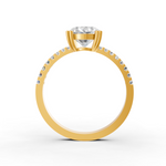 Load image into Gallery viewer, 2.50Ct Oval Cut Moissanite Women Engagement Ring 14K Gold Plated