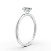 1-5 Ct Princess Cut Real Moissanite Claw Prong Solitaire Ring 14K Yellow Gold Plated