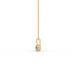 Load image into Gallery viewer, Round Cut Moissanite Solitaire Pendant 14K Gold Plated