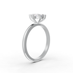 Load image into Gallery viewer, Marquise Cut Real Moissanite 4 Prong Solitaire Ring 14K Gold Plated