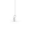 Princess Cut Moissanite Solitaire Pendant 14K Yellow Gold Plated