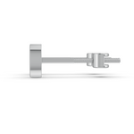 Load image into Gallery viewer, Marquise Cut Real Moissanite Bezel Set Solitaire Stud Earrings Screw Back 14K Gold Plated